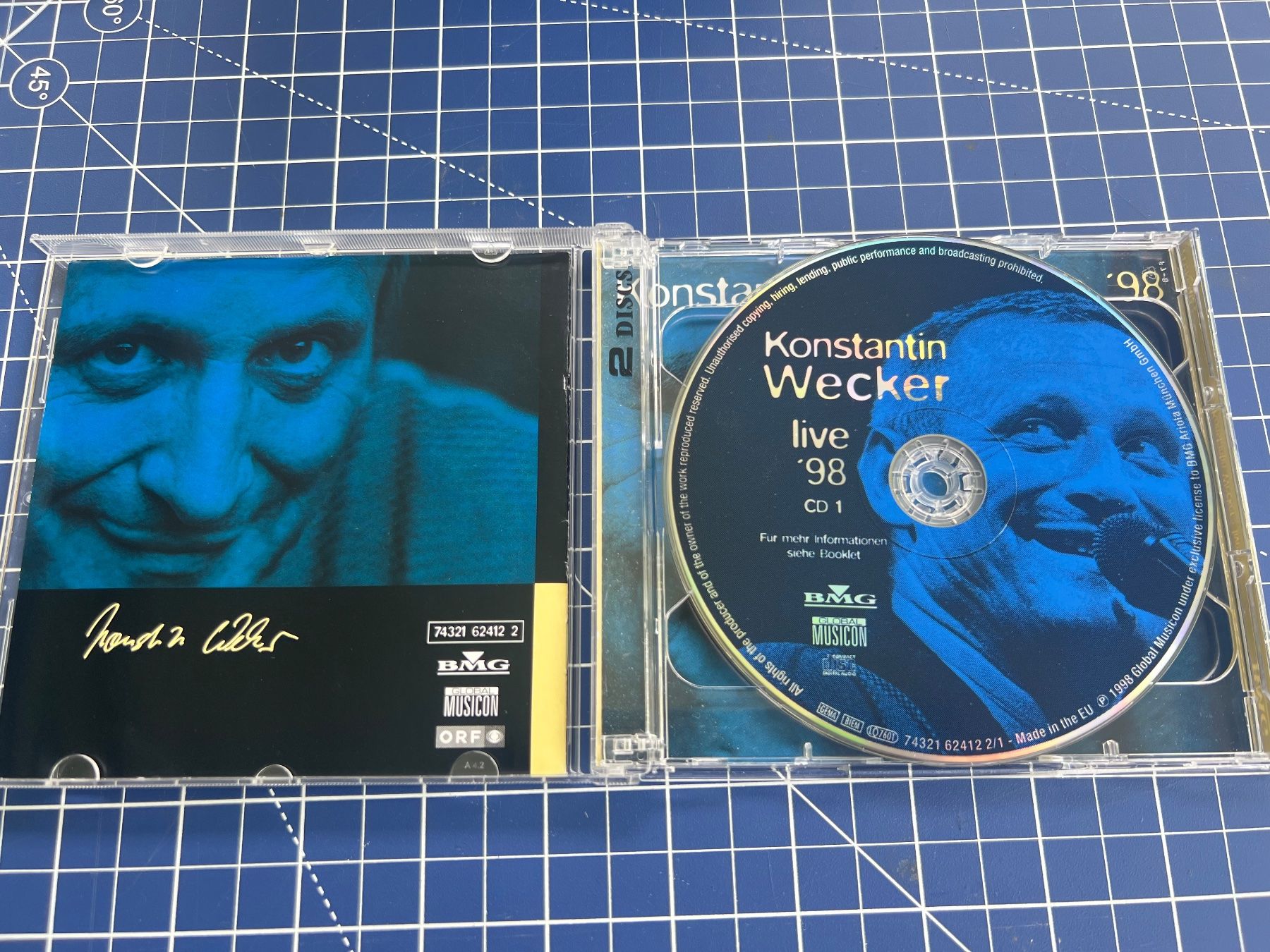 CD: Konstantin Wecker – Live '98 – Usato da st.gallen venduto da sophiephie 1