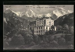 Wilderswil, Hotel Schönbühl mit Eiger,