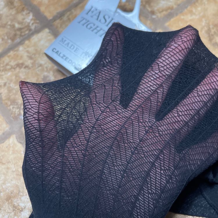 Collant A Rete Neri Donna, In Microfibra Morbida, Calze A Rete Large Flessibili E Sexy Per Club E Feste