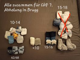 Socken ab Geburt bis 15-18 Monate