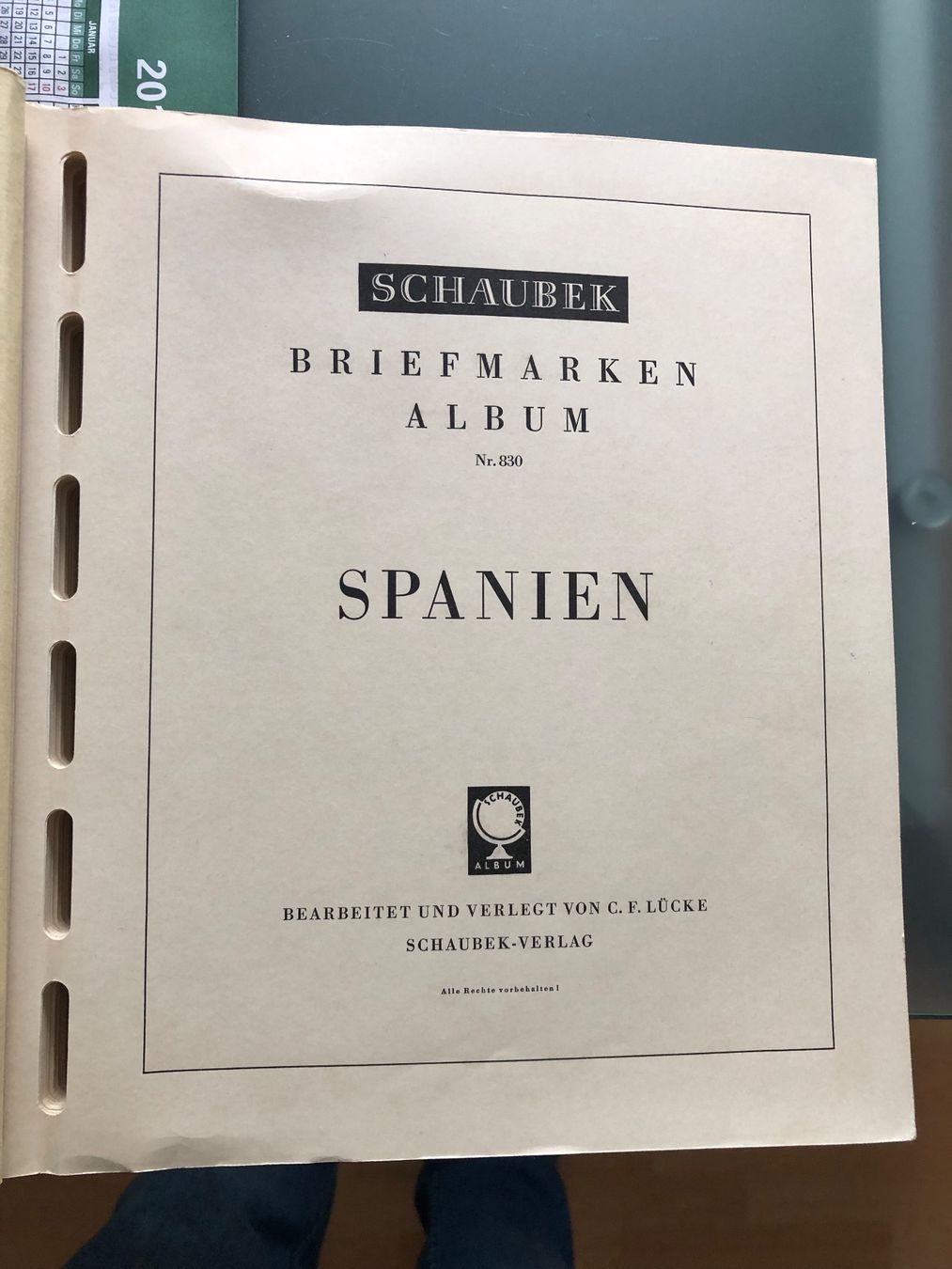 Alle Briefmarken: SPANIEN Klemmbinderalbum 1850-1946 plus Marken – Neu (gemäss Beschreibung) aus Amriswil von carloslo29