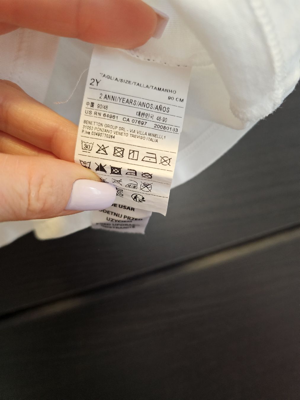 Benetton Camicie, T-shirt & Polo: Benetton Mädchen T-Shirt Gr. 2 Jahre – Usato da Laufen venduto da Taty007 3
