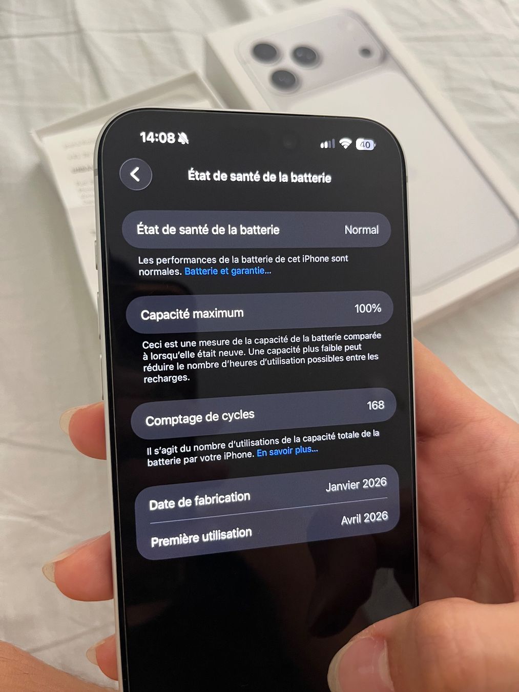 Apple Telefoni cellulari / Smartphones: Apple iPhone 17 Pro Max - comme neuf - 100% batterie – Usato da Lausanne venduto da joh_n8r6 3
