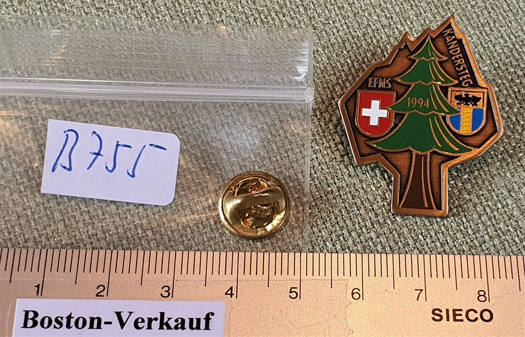 Placchette & Badge: B755 - Pin Kandersteg EFNS 1994 Schweiz – Usato da Reinach BL venduto da Boston-Verkauf 2