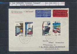 1978 DDR, "Container - Transport", Express Brief
