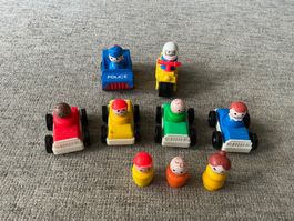 Fisher Price Spielzeugautos mit Figuren, guter Zustand