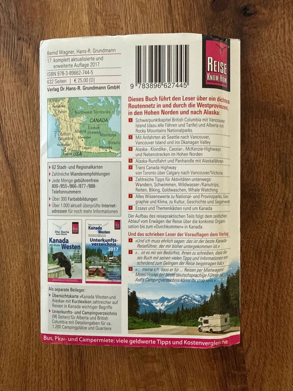 Livres: Reiseführer Kanada Westen mit Alaska 2017 – D'occasion à Zürich par Gekuu 1