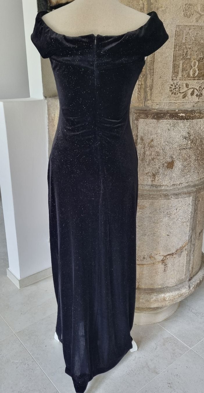 Vestiti: Schwarzes Samtabendkleid von Christian Berg Gr. 36 – Usato da Champlan venduto da acr_kkd5 4