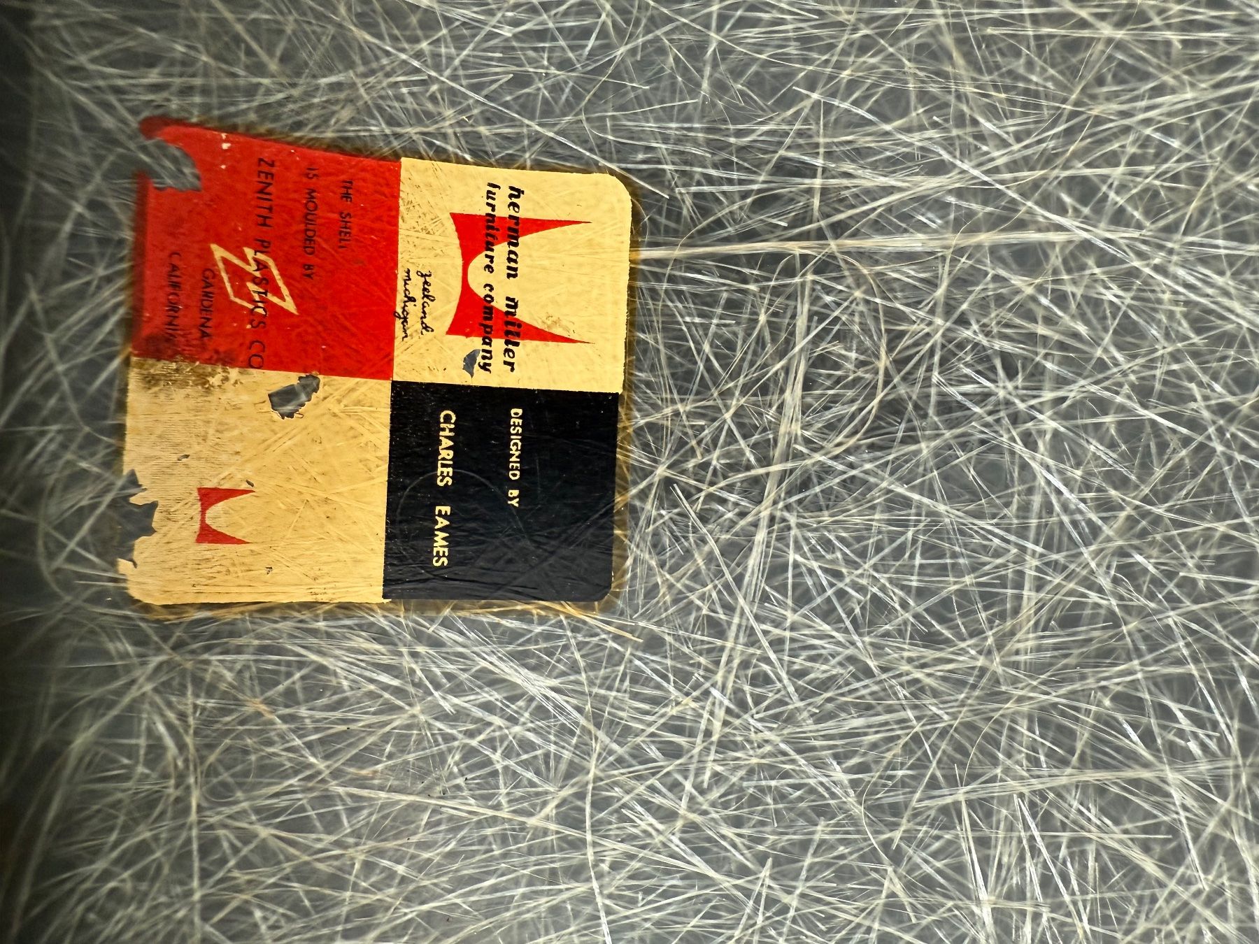 Eames Sedie: Zenith DAX Rope Edge chair Charles & Ray Eames 1950 – Usato da Oberentfelden venduto da Swissair72 9