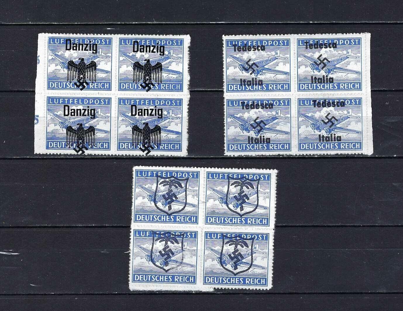 Tous les timbres: Luftfeldpost mit Aufdruck ** – Neuf avec emballage d'origine à Lindau par Rickie123
