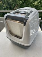 Katzenklo Haubentoilette mit 2 Einsätzen gut erhalten