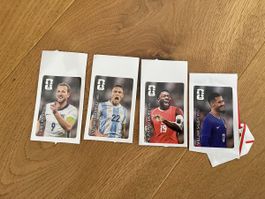 4 Coca Cola Sticker für Paniniheft