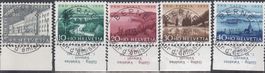 71-75 mit FD-Vollstempel französisch Berne 1.6.55