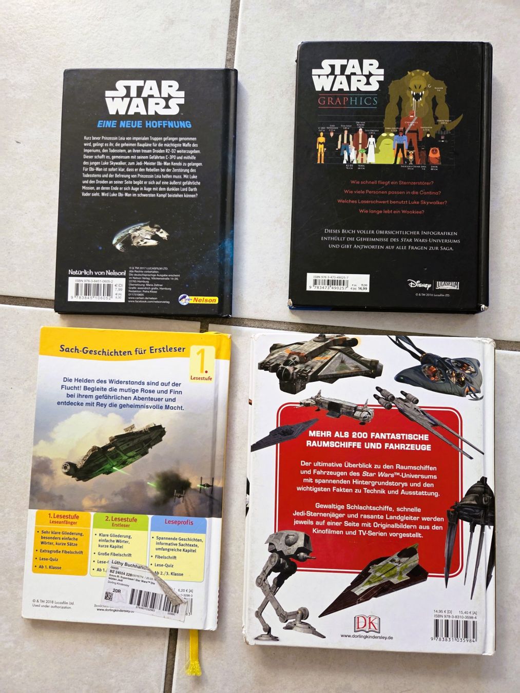 Libri: 4x STAR WARS BÜCHER – Usato da Brüttisellen venduto da Nighttrain 3