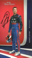 Kvyat, Toro Rosso Karte 2019, original signiert!