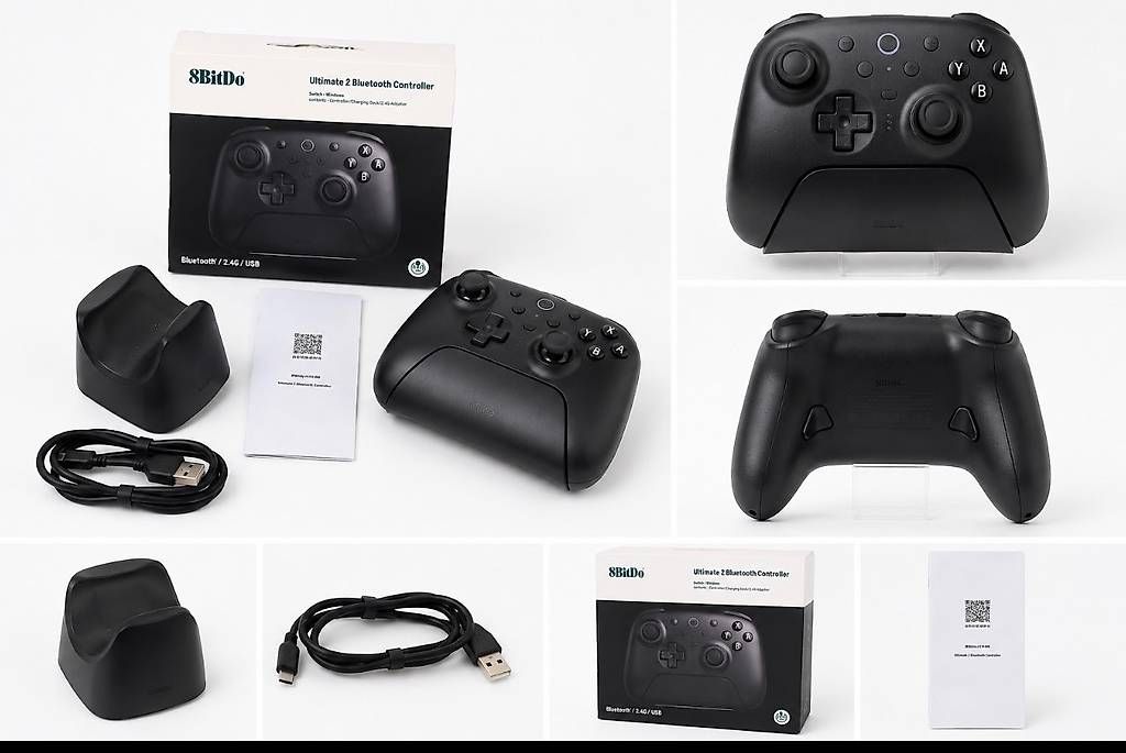 8BitDO Manettes: 8BitDo Ultimate Bluetooth 2 Controller+Ladestation Neu – Neuf avec emballage d'origine à Rüfenacht BE par Caroly_Evora 1