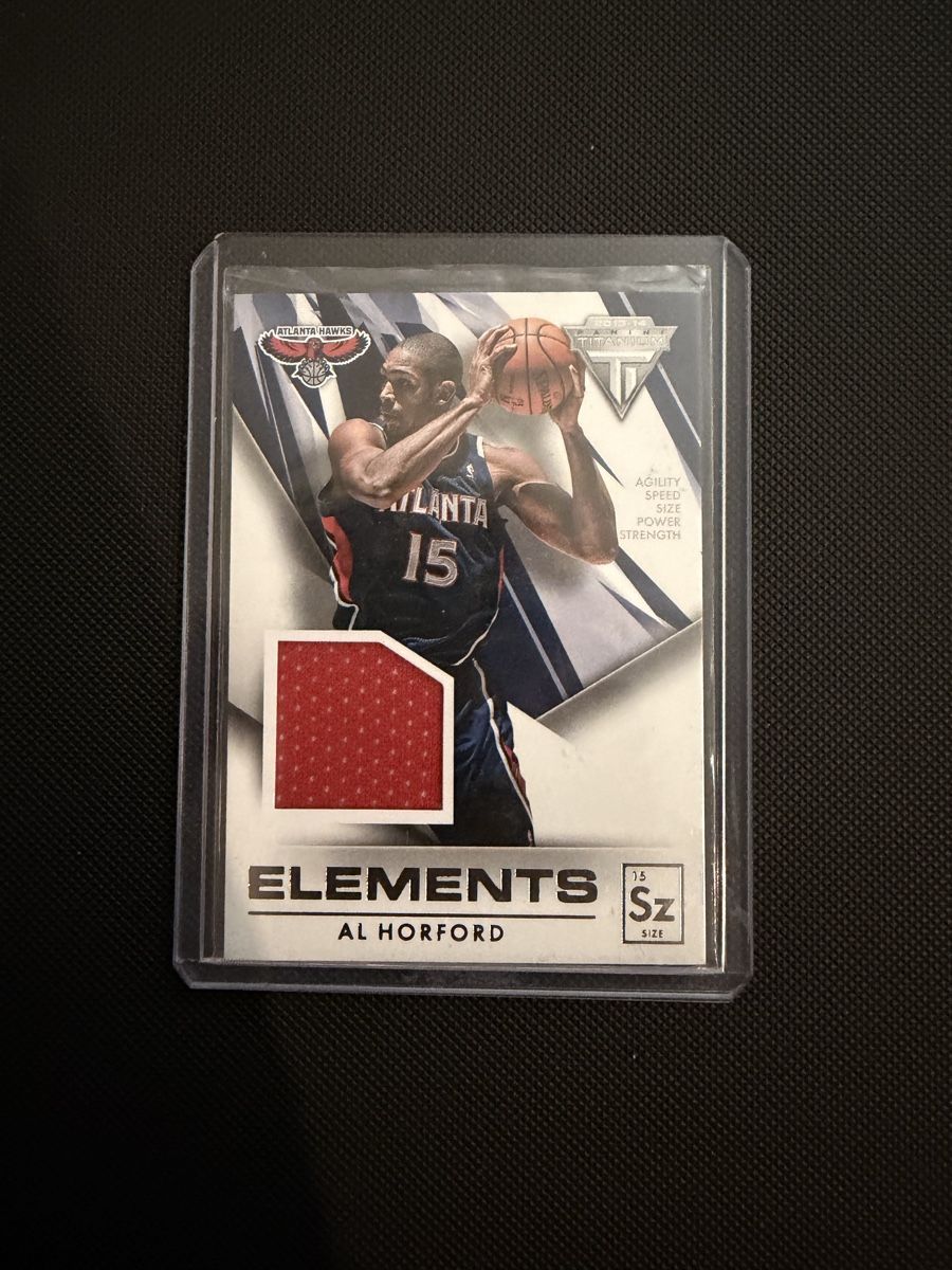 Panini Carte collezionabili: Al Horford 2011-12 Panini Titanium Elements Patch Card – Nuovo (secondo la descrizione) da Lenzburg venduto da fastbreakcards