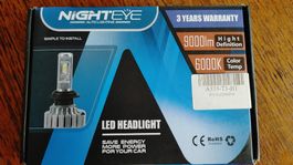 Nighteye LED Autoscheinwerfer H1- Lampe, Neuwertig!