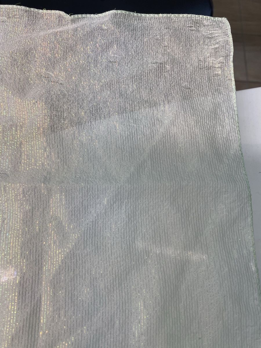 Foulard & Sciarpe: Halstuch hellgrün mit Glitzerfaden – Usato da Hausen AG venduto da corinne_g 3