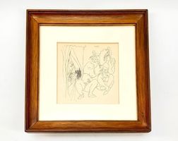 Pablo Picasso Lithographie, Serie "347 Stiche" 1968