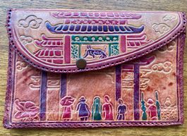 Kleine Ledertasche Clutch