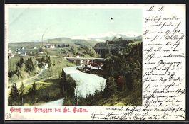 Bruggen, Generalansicht mit Eisenbahnbr