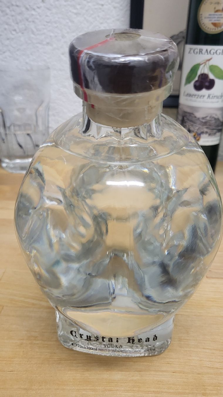 Bevande alcoliche: Vodka Flasche Totenkopf Kristallglas – Nuovo e nell'imballaggio originale da Zürich venduto da Korhal 3
