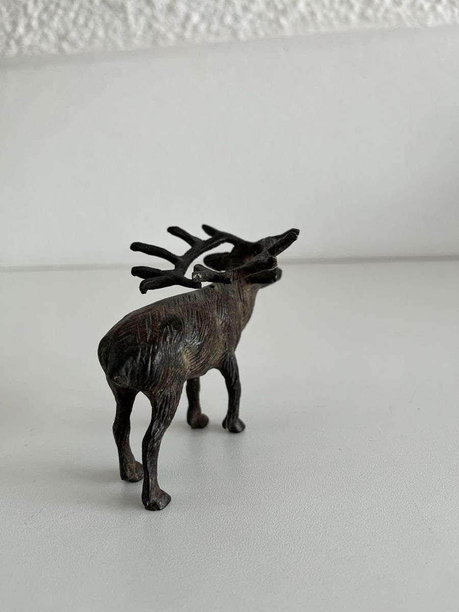 Statuette: Hirsch aus Bronze – Usato da Wetzikon ZH venduto da seli03 7