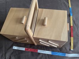 Nähkasten, Nähtrucke, mit Henkel, L41xH29.5xT21.5 cm
