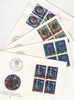 SBK B146 - B149 im 4er-Block FDC