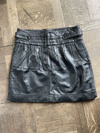 Vintage Lederrock echt Leder 36