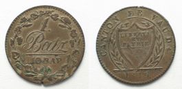 WAADT / VAUD  1 Batzen 1815 Billon vz