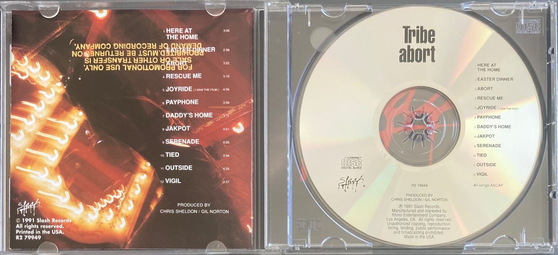 CDs: TRIBE - ABORT – Gebraucht aus Poliez-Pittet von Newtown-Records 2