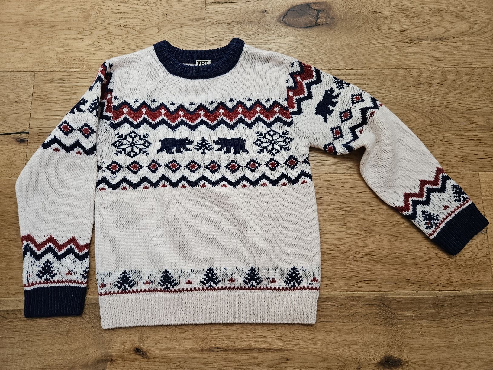 Pullover & Sweatshirts: Bonton Pullover mit Bärenmotiv Gr. 8, neu – Neu (gemäss Beschreibung) aus Lufingen von chr_nhh6