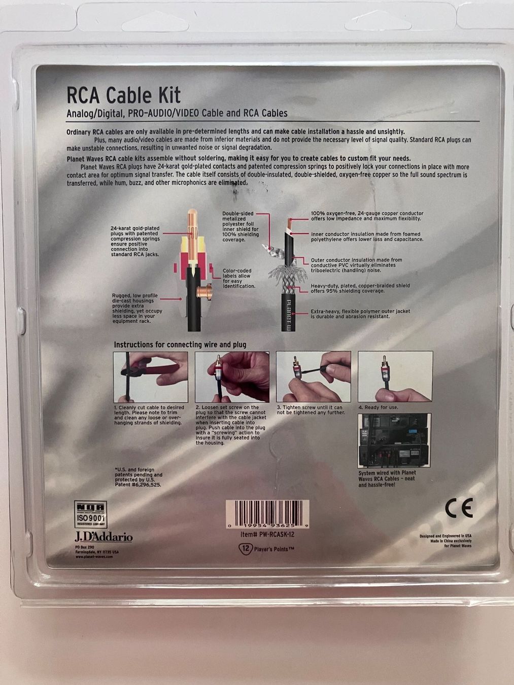 Câbles: Planet Waves RCA Cable Kit 3.66m – D'occasion à Luzern par Madvibe 1