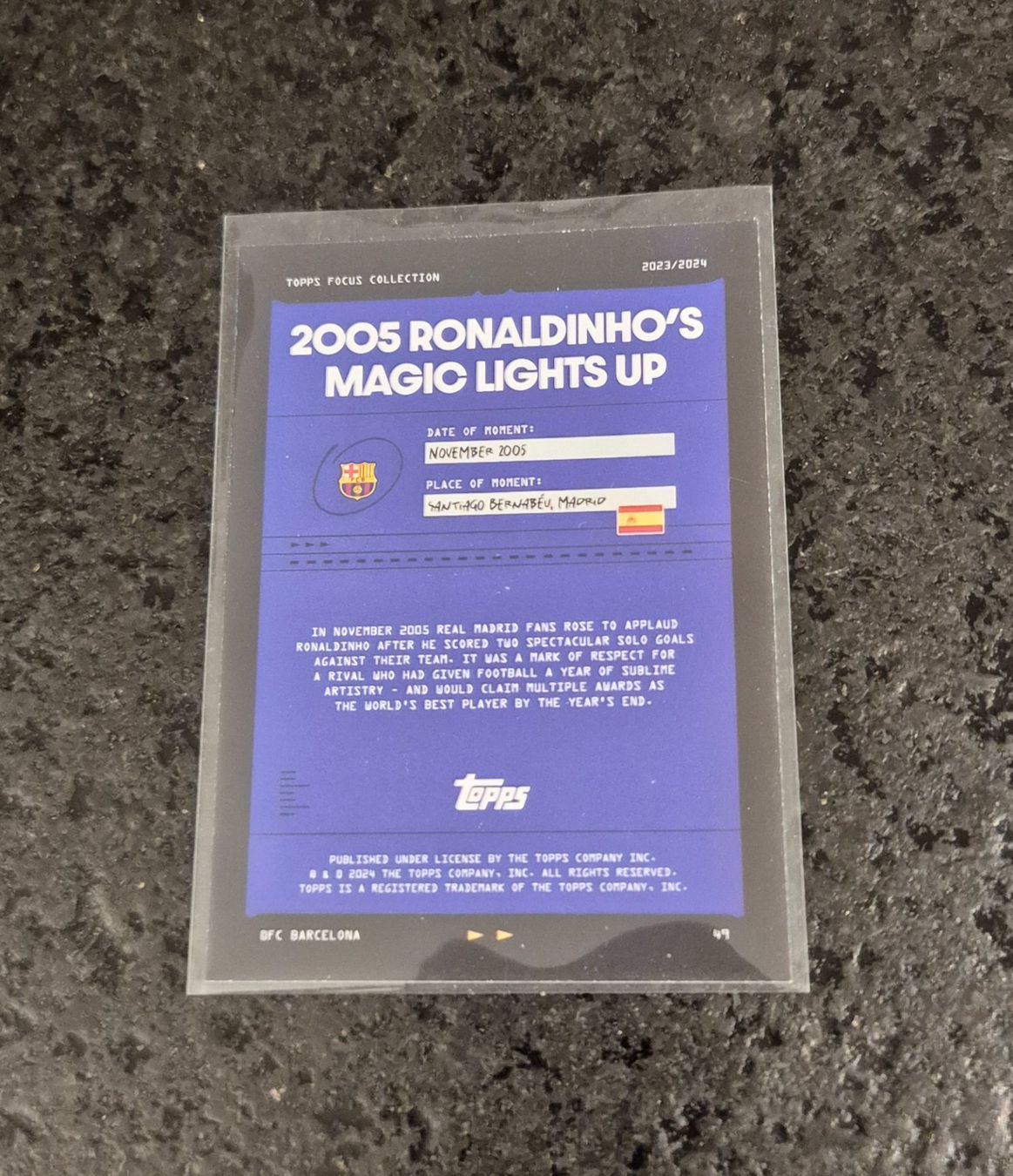 Topps Carte collezionabili: Ronaldinho - Barcelona - Topps – Nuovo (secondo la descrizione) da Burg AG venduto da Danoe 1