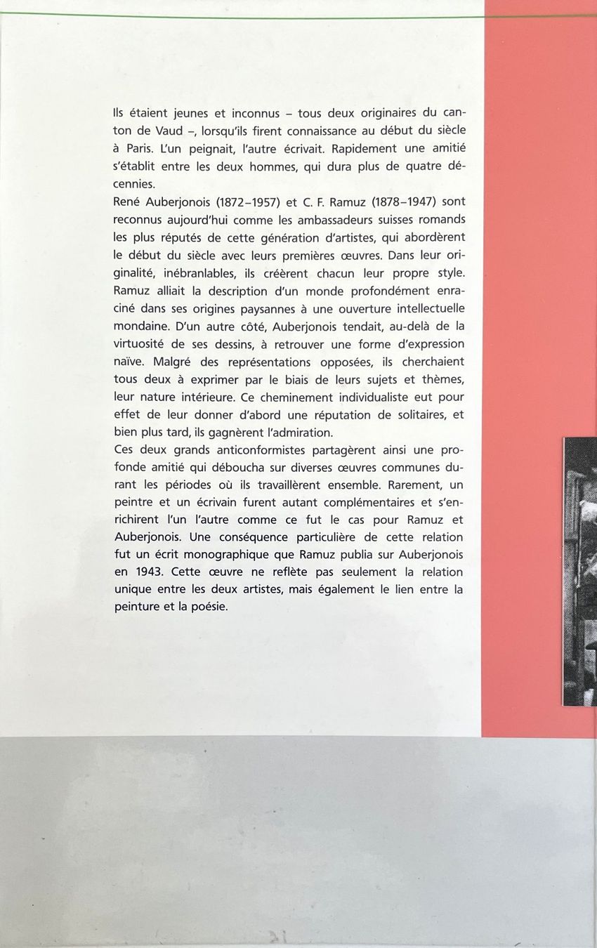 Libri: René Auberjonois & C.-F. Ramuz – Usato da Savagnier venduto da Ne2065 1