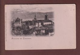 LAUSANNE - Château et Cathédrale - 1900