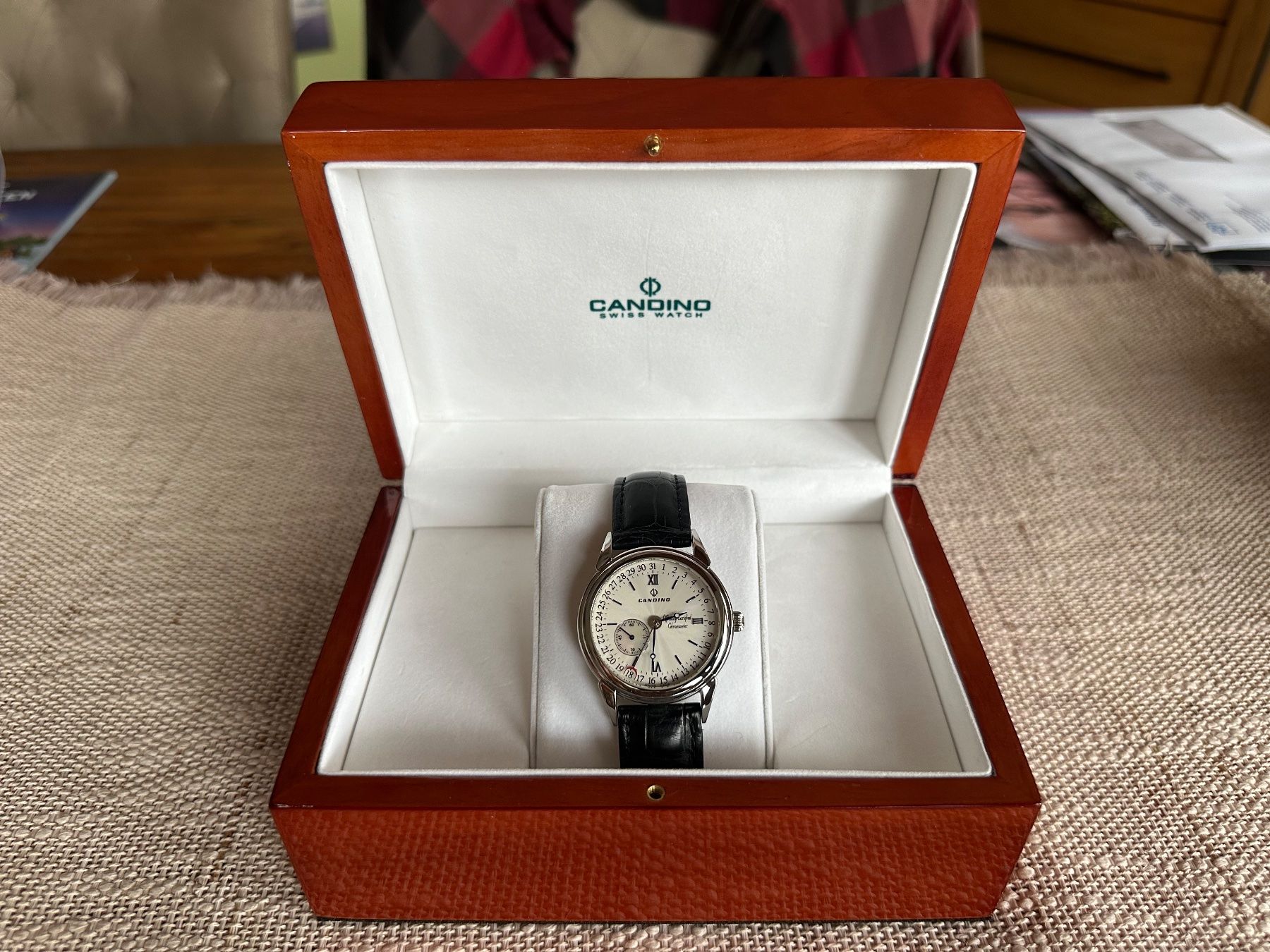 Candino Uhren: Genauer Chronograph ETA 2824-2 revidiert mit Prüfprotokol – Neu (gemäss Beschreibung) aus Uznach von Workshop-WM 7