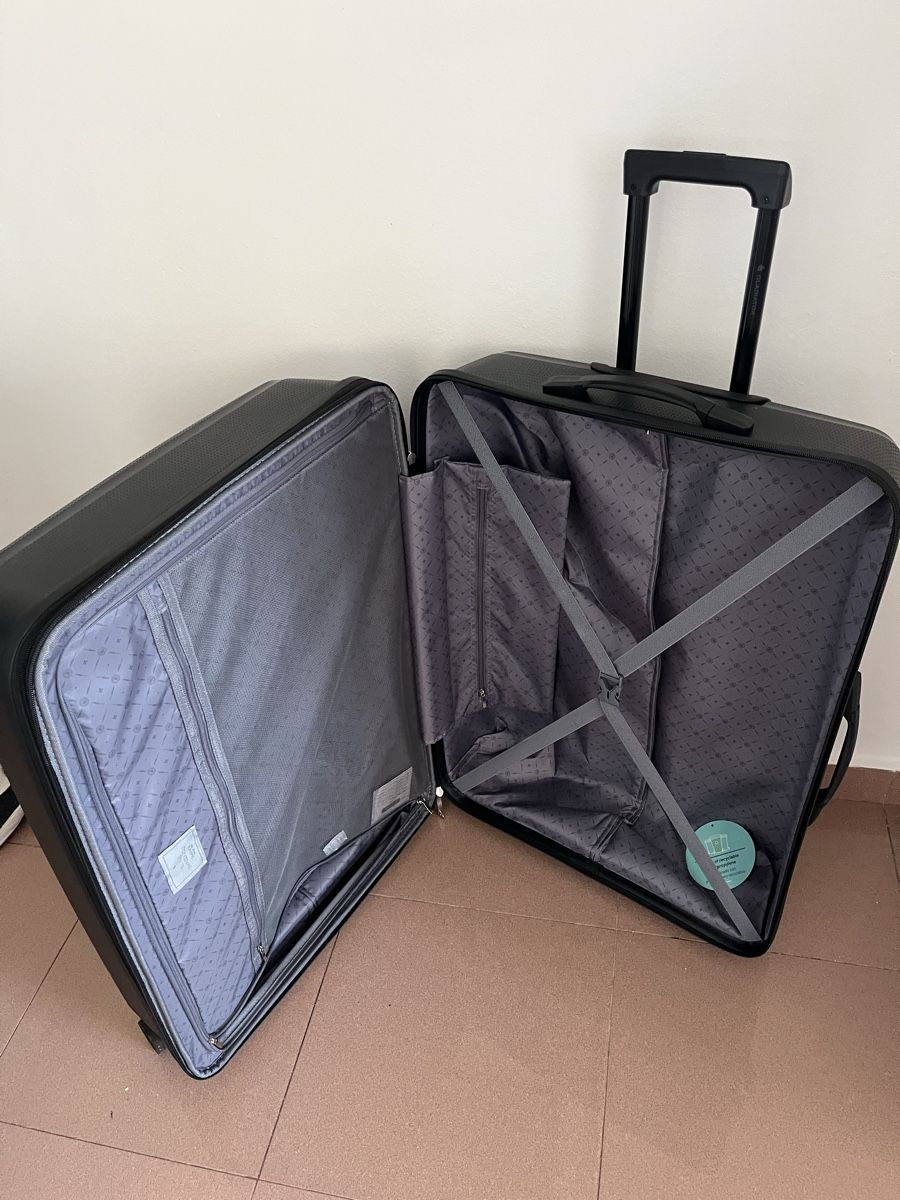 Sonstiges zu Aviatik: Gladiator Flow Trolley Koffer Schwarz Polypropylen Neu – Neu (gemäss Beschreibung) aus Zürich von Clano 1
