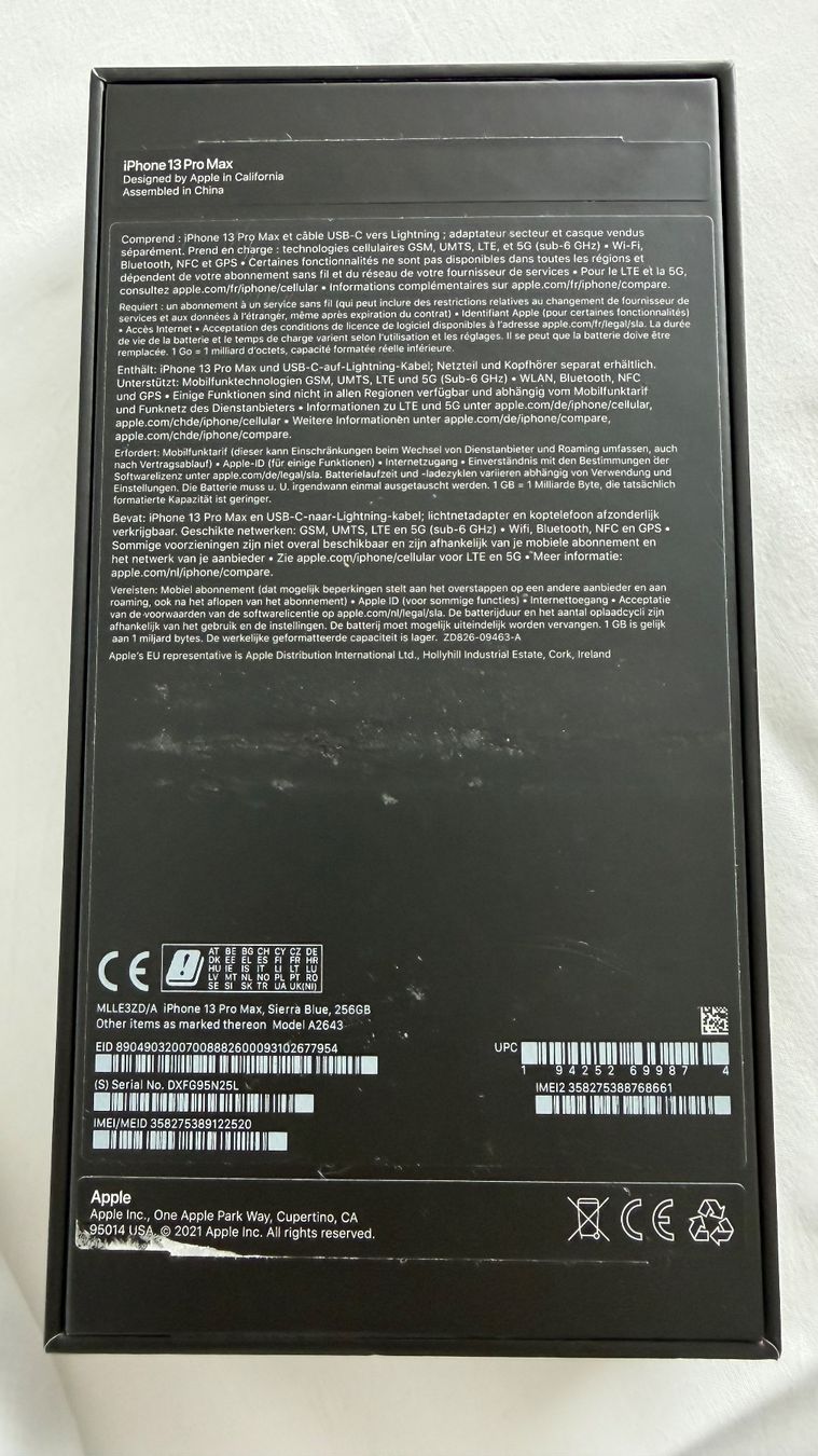 Apple Handys / Smartphones: Apple iPhone 13 Pro Max – Gebraucht aus Zürich von Mischlicht 4