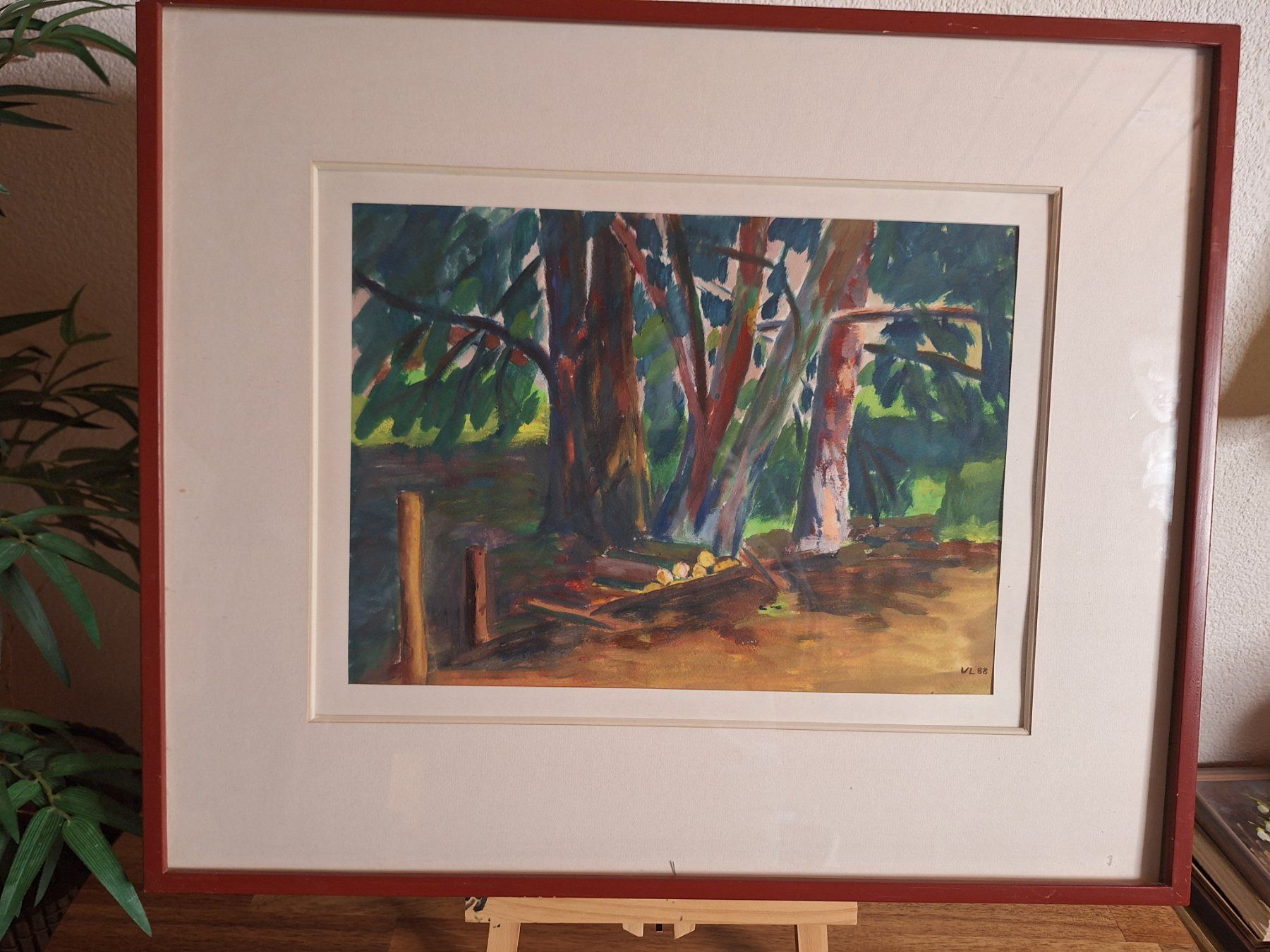 Tableaux: Gemälde Tempera,  signiert V.L. – D'occasion à Appenzell par Mar_ijan 1
