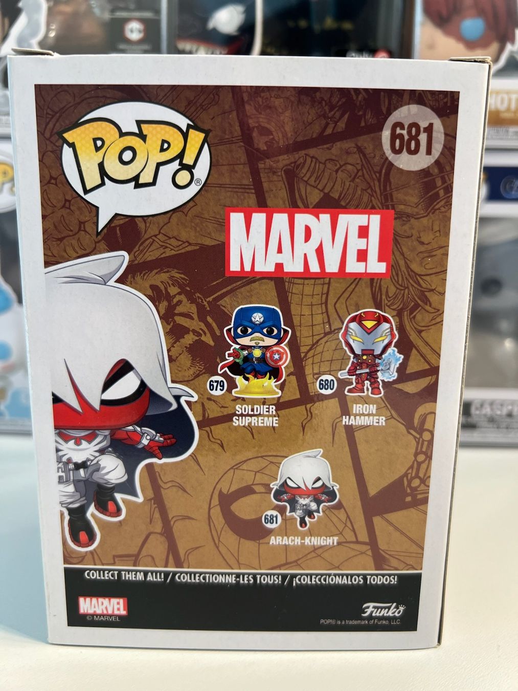 Funko Figuren: Funko POP! Marvel Infinity Warps Arach-Knight Glow Limitée – Gebraucht aus Le Mouret von perfectbijou 2