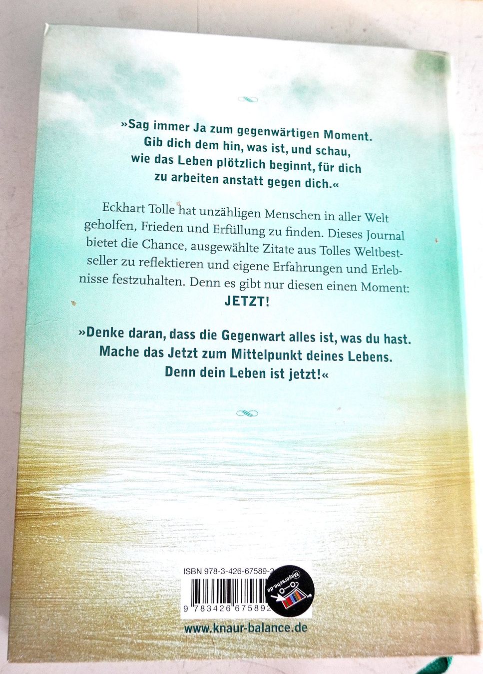 Libri: Eckhart Tolle Jetzt! – Usato da Baar venduto da 2cvbaar 2