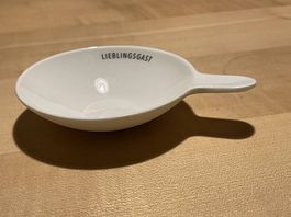 Designer Häppchenschälchen Räder "Lieblingsgast"