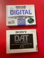 2 ausgezeichnete DAT-Kassetten SONY-ES und MAXELL-DM selten!