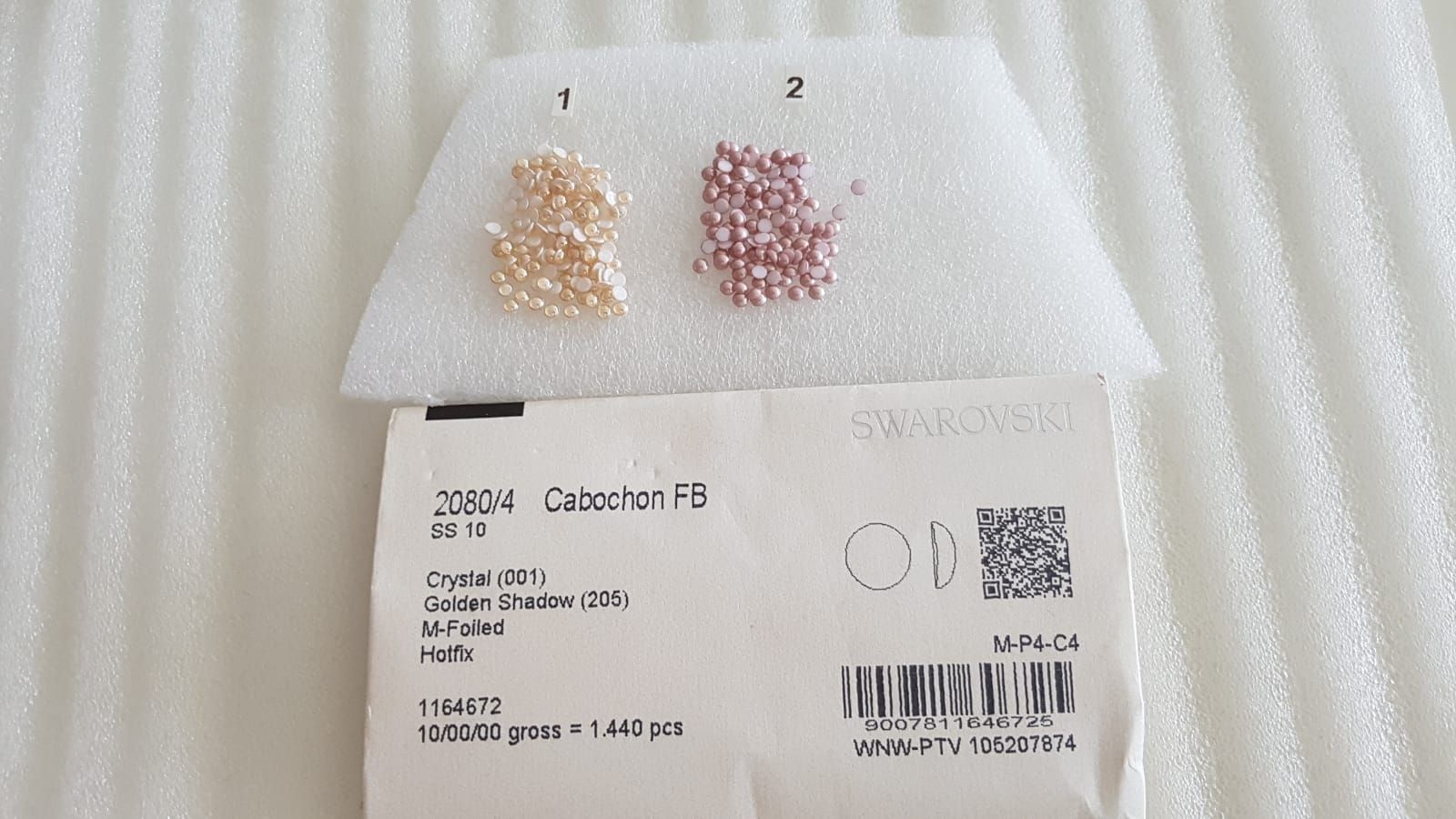 Perlen (unechte): Swarovski Halbperlen 2080/4 ss10 144St. – Neu (gemäss Beschreibung) aus Zürich von ata_c8nh 1