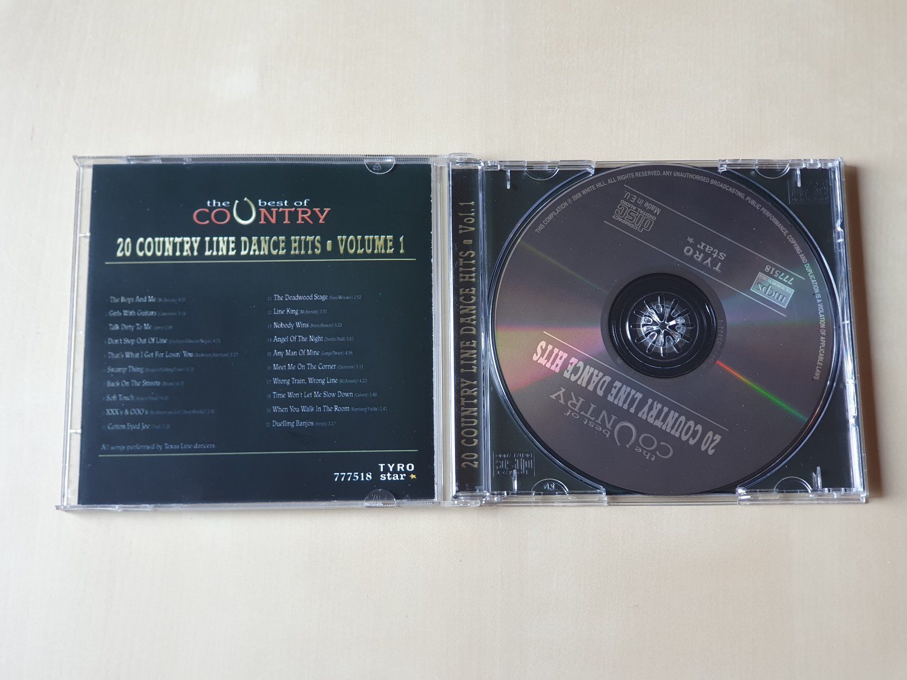 CD: 20 Country Line Dance Hits Vol. 1 – Usato da Stansstad venduto da collectorsshop 2