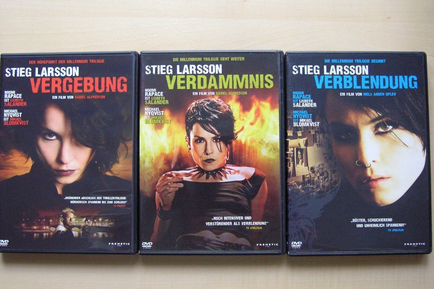 Alle DVDs: Millenium (Trilogie) Stieg Larsson  > Deutsch & Schwedisch < – Gebraucht aus St. Gallen von elk2020