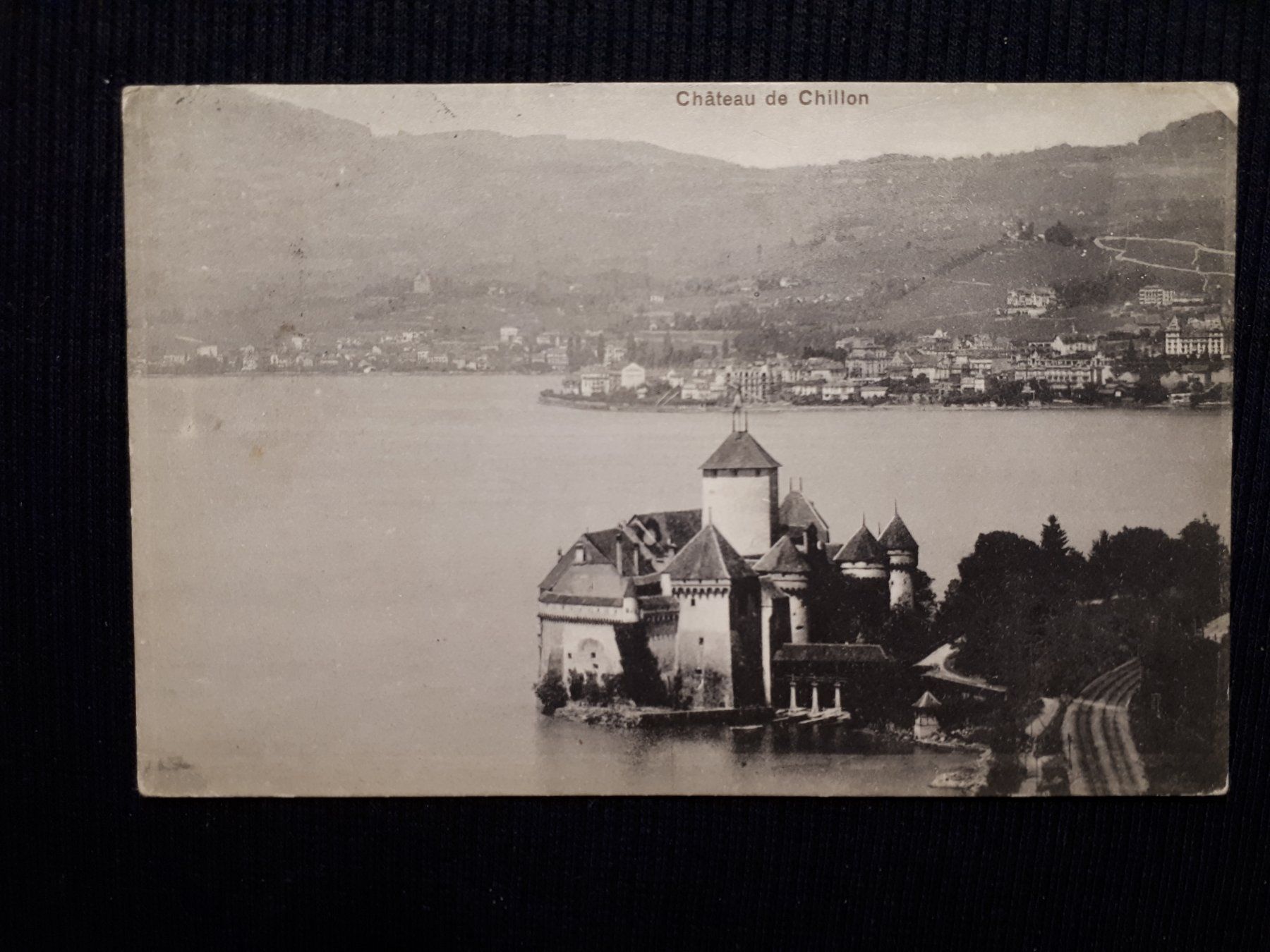 Ansichtskarten: CHATEAU DE CHILLON - 1913 – Gebraucht aus Ponto Valentino von giorgia06